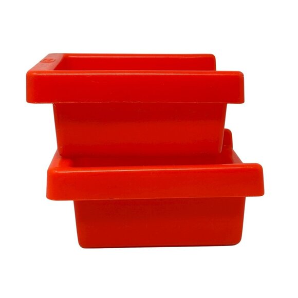 LITTLE TIKES Workbench Lot 4 Red Drawer Nails Screws Nuts Bolts Tool Bin - Picture 6 of 11